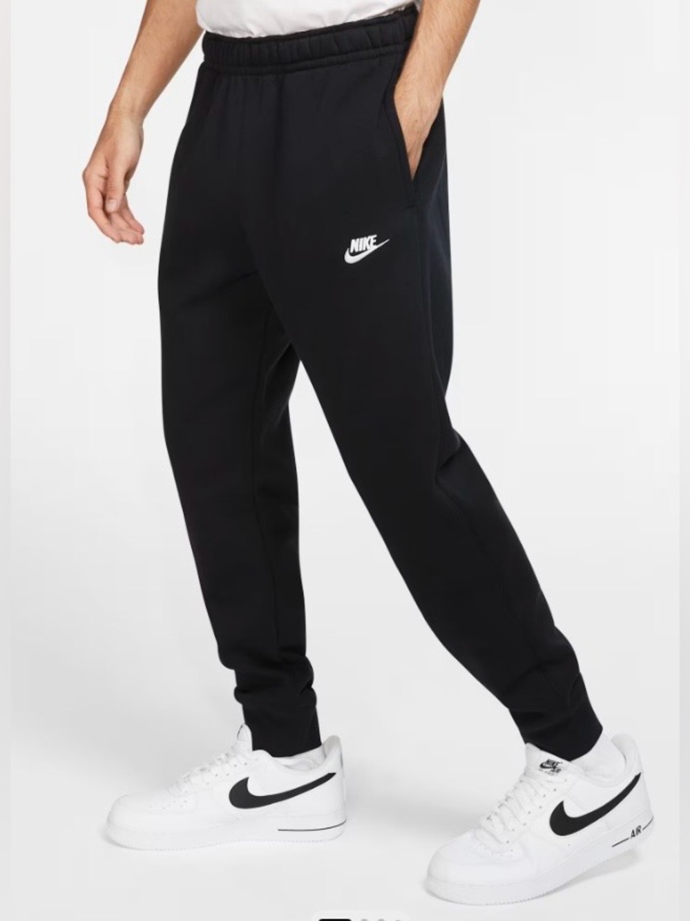 Nike SW Men’s Sz XS Black Club Fleece Joggers